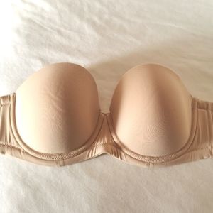 Wacoal strapless nude bra 34DD